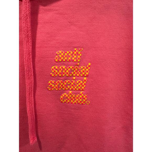 Anti Social Social Club Checkerboard Hoodie - Picture 3 of 6